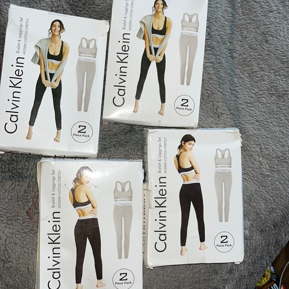 Calvin klein workout 2piece set